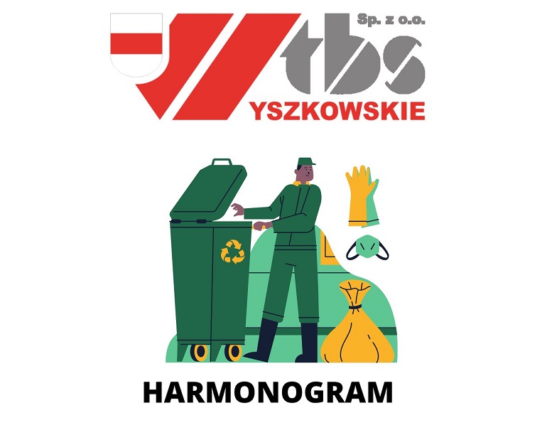 Ikona do artykułu: Harmonogram odbioru odpadów w 2024r.
